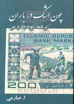 چون اشک در باران: برنامه، بودجه و من