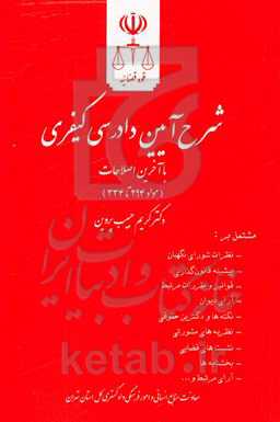 شرح آیین دادرسی کیفری (مواد 294 تا 334) مشتمل بر: نظرات شورای نگهبان، پیشینه قانون‌گذاری ...