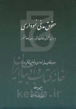 حقوق مدنی نموداری: همراه با قانون مدنی نموداری و قوانین خاص مرتبط
