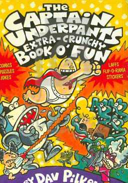 Captain underpants, extra crunchy book 0' funs
