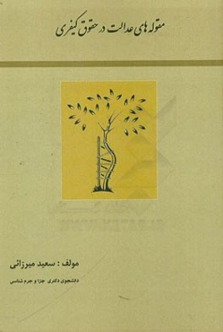 مقوله‌های عدالت در حقوق کیفری