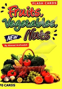 Fruits, vegetables, nuts: flash cards 70 cards