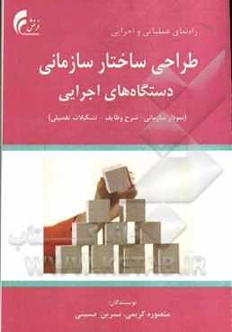 راه‌نمای عملیاتی و اجرایی طراحی ساختار سازمانی دستگاه‌های اجرایی (نمودار سازمانی - شرح وظایف - تشکیلات تفصیلی)