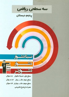 سه سطحی ریاضی پنجم دبستان: نسبتا دشوار، دشوار، دشوارتر