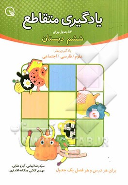 یادگیری متقاطع: 53 جدول برای ششم دبستان: علوم / فارسی / اجتمماعی