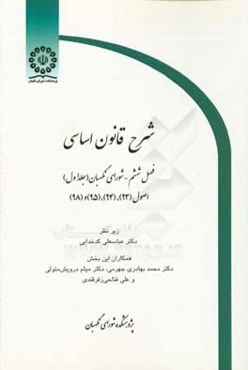 شرح قانون اساسی (فصل ششم): شورای نگهبان اصول (93)، (94)، (95)، (98)