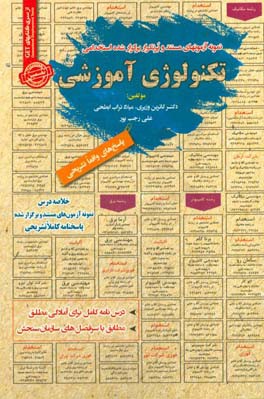 درس‌نامه تکنولوژی آموزشی (آمادگی مطلق) قابل استفاده برای تمامی گرایش‌های علوم تربیتی در مقاطع کاردانی و کارشناسی و ارشد