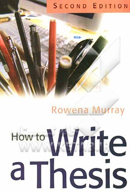 How to write a thesis