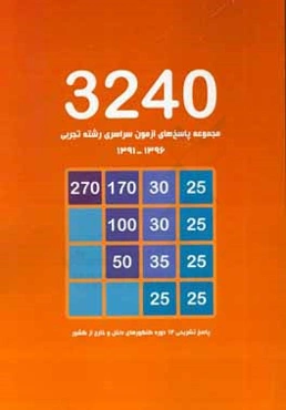 مجموعه پاسخ‌های آزمون سراسری رشته تجربی 1396 - 1391