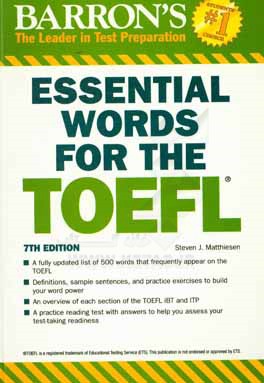 Essential words for the TOEFL