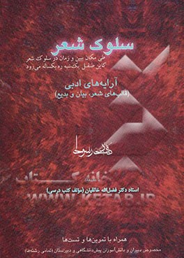 سلوک شعر: آرایه‌های ادبی (قالب‌های شعر، بیان و بدیع