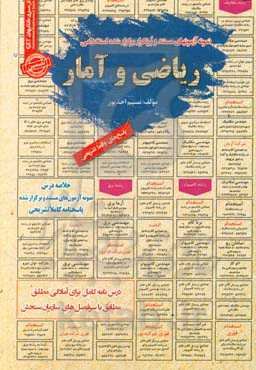 نمونه آزمونهای مستند و پرتکرار برگزارشده استخدامی ریاضی و آمار قابل استفاده برای تمامی رشته‌ها در مقاطع کاردانی و کارشناسی و ارشد