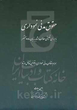 حقوق مدنی نموداری: همراه با قانون مدنی نموداری و قوانین خاص مرتبط