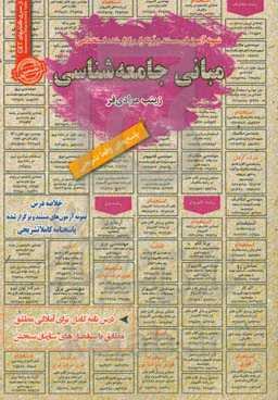 نمونه آزمون‌های مستند و پرتکرار برگزارشده استخدامی مبانی جامعه‌شناسی ...